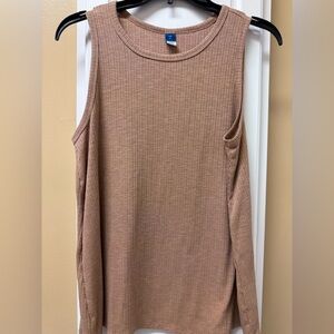 Old Navy ribbed tan tank top